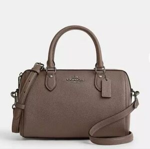 Coach Rowan Pebble Leather Crossbody Satchel